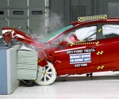 2014 Ford Fiesta IIHS Frontal Impact Crash Test Picture